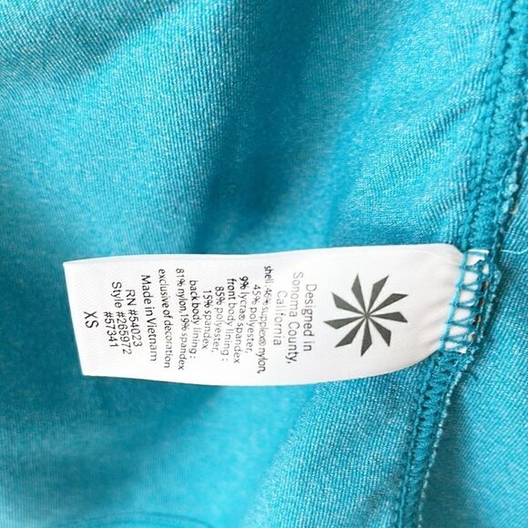 Athleta Scrunch Teal Cami Tank Top - Picture 11 of 12